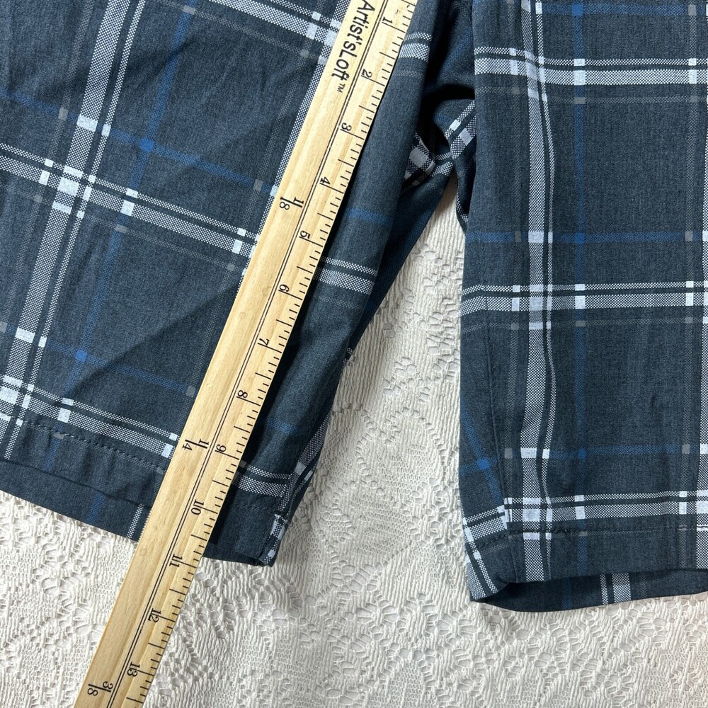 Urban Pipeline Men's Chino Shorts Size 30 Grey Plaid Max Flex Shorts Golf Flat - Picture 5 of 16